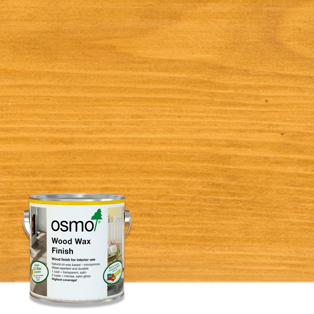 OSMO Wood Wax Finish Transparent Light Oak 3103